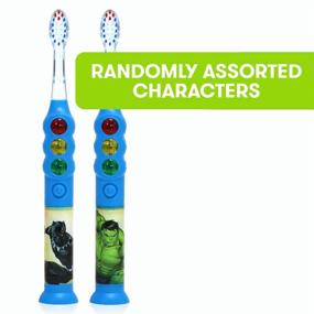 img 3 attached to 🦷 FIREFLY Ready Go Avengers Toothbrush: Light Up, Suction Cup, Blue (1-Pack)