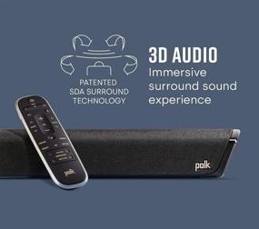 img 3 attached to 🎧 Enhance Your Home Entertainment with Polk Audio MagniFi 2 Sound Bar & Wireless Subwoofer (2020 Model) – 3D Audio, Chromecast, 4K Compatibility & More!