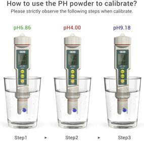 img 1 attached to 📊 Dr.meter PH100 Digital PH Meter - High Accuracy with 0.01 Resolution and ATC - Wide 0-14pH Range - Water Quality Tester for Home, Pool, Juice, Lab, Brewing - Pocket Size