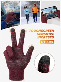img 1 attached to 🧤 TRENDOUX Texting Running Driving Gloves