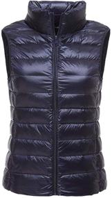 img 4 attached to 🧥 LANBAOSI Women's Packable Lightweight Waistcoat: Versatile Clothing and Coats for Women