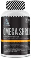 💪 omega shred for heart health & energy boost - keto, mct oil, cla supplement, omega 3 - 120 liquid softgels logo