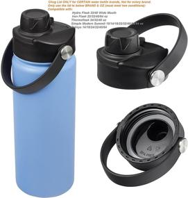 img 1 attached to 🚰 HydroFlask Wide Mouth Spout Lid: Chug Compatible, 32oz & 40oz Options