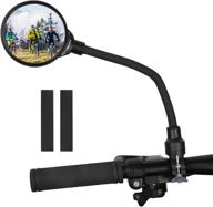 🚴 enhance your cycling safety with the west biking bike mirror handlebar mount logo