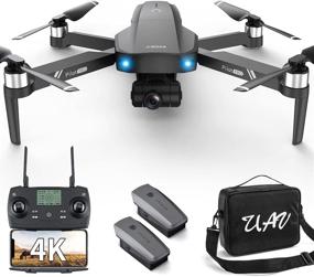 img 4 attached to High-Performance GPS 4k Drone with 2-Axis Gimbal EIS Camera: Ideal for Adults Beginners,3280ft Long Range Professional Quadcopter, Brushless Motor, 50Mins Flight Time, WiFi 5G FPV Transmission, Auto Return, Foldable