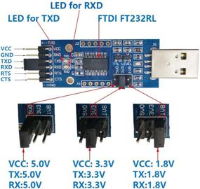 img 3 attached to 🔌 DSD TECH USB to TTL Adapter SH-U09C2 with Built-in FTDI FT232RL IC for Enhanced Debugging and Programming Capabilities