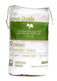 img 2 attached to 💆 Intrinsics 407406 Cotton Pads - Large Oval 3", Pack of 50: An Effective Skincare Essential