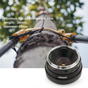img 2 attached to 📷 Pergear 35mm F1.6 Manual Focus Fixed Lens for Fujifilm XF-Mount Cameras - Compatible with X-A1, X-A10, X-A2, X-A3, X-M1, X-T1, X-T3, X-T10, X-T2, X-T20, X-T30, X-Pro1, X-Pro2, X-E1, X-E2, X-E3 - Black