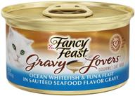 🐱 fancy feast gravy lovers gourmet ocean whitefish & tuna feast: seafood gravy cat food 24 - 3oz cans logo