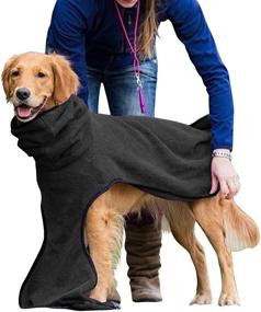 img 3 attached to 🐶 Esobo Fashion Winter Dog Vest Coat Hoodies Jacket - Soft Fleece, Keep Warm for Puppy Pet (XX-Large, Black)