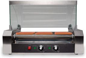 img 4 attached to 🌭 SYBO ET-R2-7 Hot Dog Roller: Commercial and Household 18 Hot Dog Sausage Grill Cooker Machine with 7 Non-Stick Rollers and Removable Stainless Steel Drip Tray
