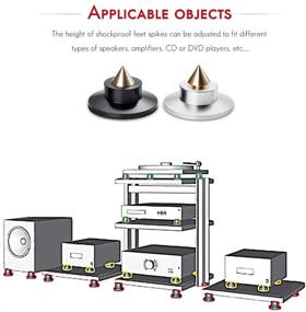 img 2 attached to Алюминиевые противоударные усилители Douk Audio