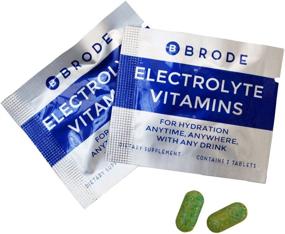img 2 attached to 💪 Brode Electrolyte Vitamin: Zero-Sugar, Portable Tablets for Sports, Hangovers, Jetlag - Boosted with 5 Essential Electrolytes + 9 Vitamins - No Gross Flavor