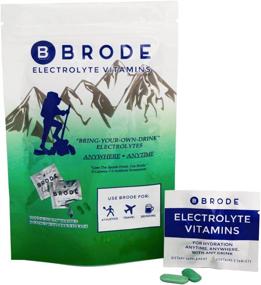 img 4 attached to 💪 Brode Electrolyte Vitamin: Zero-Sugar, Portable Tablets for Sports, Hangovers, Jetlag - Boosted with 5 Essential Electrolytes + 9 Vitamins - No Gross Flavor