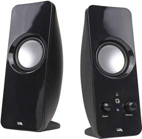 img 4 attached to 🔊 Cyber Acoustics CA-2050 2.0 Speaker System: High-Quality Multimedia Desktop Computer Speakers with Separate Headphone Output, Volume Control, and Power On/Off