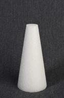 🎨 set of 6 styrofoam cones in white, ideal for crafting and decoration logo