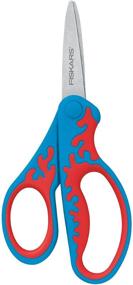 img 1 attached to ✂️ Fiskars Left Handed Softgrip Kids Scissors with Pointed-tip - 5 Inch