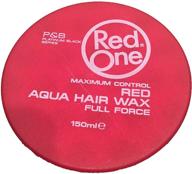 🔴 восковая паста для волос aqua redone в ярком красном оттенке логотип