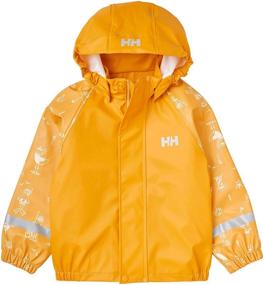 img 3 attached to 🌧️ Helly-Hansen Детский дождевик с принтом Bergen AOP Pu: стильная и защитная дождевая одежда для детей