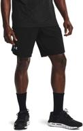 🩳 under armour men's stretch woven 9-inch launch shorts logo