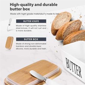 img 3 attached to Enhance Your Kitchen Organization with Tititek Porcelain Spreadable Container Countertop