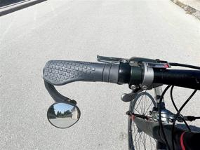 img 1 attached to 🚲 Hafny 2021 Bar End Bike Mirror: Wide-View Super Convex Glass Bicycle Mirror for E-Bikes