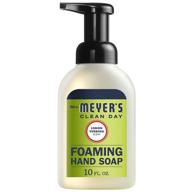 🍋 mrs meyers foaming hand soap, lemon verbena 10 oz - pack of 2: effective and fresh logo