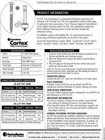 img 1 attached to 🔩 Enhanced Performance with Cortex Traditional Screws Lineal Smooth