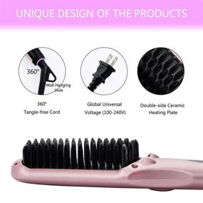 img 3 attached to Straightener Straightening Temperature Settings Anti Scald Hair Care for Styling Tools & Appliances