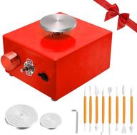 🔴 electric ceramic pottery turntable for beginners (red) logo