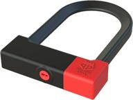 🔒 pentagon bike u lock - patented heavy duty anti theft bicycle ulock - ultra lightweight sold secure gold bike security d lock (85/140 cm) - ideal for bikes, electric bikes, and scooters logo