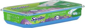 img 3 attached to 🧹 Swiffer Sweeper Wet Mopping Pad Refills - Lavender Scented with Febreze, 12 Count (Packaging May Vary)