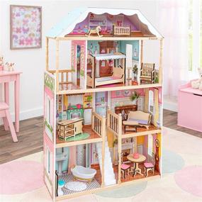 img 2 attached to 🏠 Multicolor KidKraft 65956 Charlotte Dollhouses