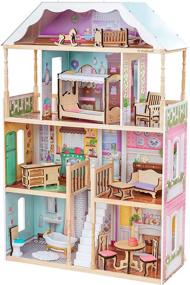 img 4 attached to 🏠 Multicolor KidKraft 65956 Charlotte Dollhouses