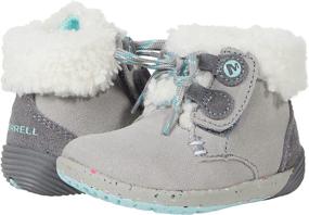 img 1 attached to Повысьте свой стиль с детскими ботинками Merrell Kid's Bare Steps Cocoa