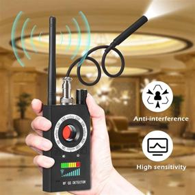 img 1 attached to 🔎 Optimized Anti Spy Detector: RF Finder Hidden Camera Bug Detector, Wireless GPS Tracking and GSM Listening Device Finder for Office, Hotel, Bathroom Surveillance Detection