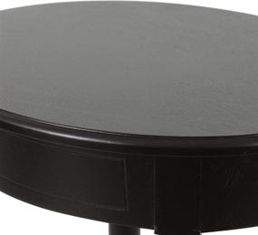 img 3 attached to 🏞️ Enhance Your Space with Décor Therapy Espresso Simplify Oval Accent Table Oak
