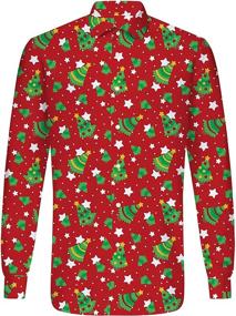 img 2 attached to Stand Out at Christmas 🎅 Gatherings with SUITMEISTER Men's Christmas Shirt