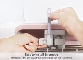 img 1 attached to 🖊️ Перо для оценки Likart Stylus - идеально подходит для Cricut Maker 3/Maker/Explore 3/Air 2/Air, непревзойденно подходит для складывания открыток, конвертов, коробок, 3D-конструкций и сумок