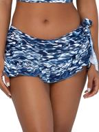 👙 stylish and flattering ruffled side tie electric women's swimwear & cover ups logo