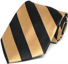 img 1 attached to TieMart Mens Rainbow Striped Tie Men's Accessories