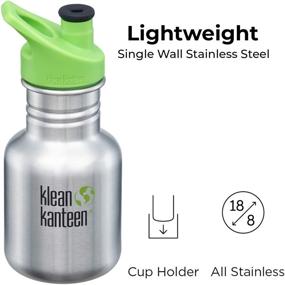 img 3 attached to 🧃 Klean Kanteen Kid Classic 12oz Bottle: Sport Cap 3.0 for Active Kids