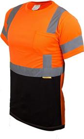 img 1 attached to BFS8511 Visible Sleeve T Shirts Reflective Occupational Health & Safety Products