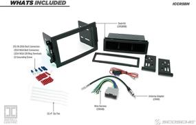 img 3 attached to 🔧 SCOSCHE Install Centric ICCR5BN: Easy Installation Solution for Aftermarket Stereo in 2005-07 Chrysler/Dodge/Jeep with Navigation