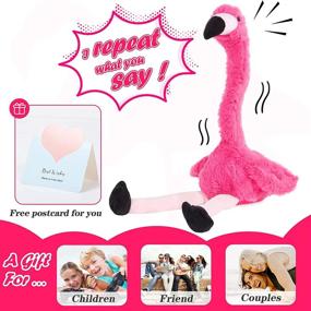 img 1 attached to 🦩 Разговорный фламинго: интерактивная игрушка на день рождения от CozyWorld