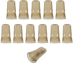 img 3 attached to 🍾 (Pack of 12) Tezzorio Liquor Pourer Covers: Protect & Preserve Your Liquor with Universal Bottle Cover Caps!