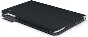 img 1 attached to 💻 Logitech Ultrathin Keyboard Folio for iPad mini - Carbon Black: Seamless and Stylish Device Enhancement