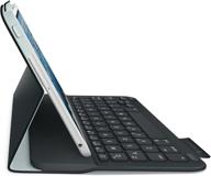 💻 logitech ultrathin keyboard folio for ipad mini - carbon black: seamless and stylish device enhancement logo