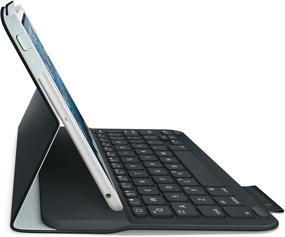 img 3 attached to 💻 Logitech Ultrathin Keyboard Folio for iPad mini - Carbon Black: Seamless and Stylish Device Enhancement