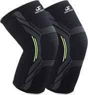 pack knee brace compression weightlifting sports & fitness logo